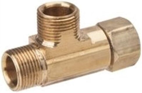 Krixis CT2-664X P Tube Tee، 3/8 × 3/8 × 1/4 بوصة، ضغط نسائي × ضاغط in Kuwait