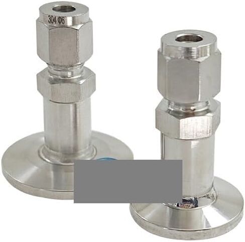 1 قطعة 1/4 "أنبوب VCR ضغط الاتحاد x KF16 فراغ SUS304 تركيب الأنابيب غير القابل للصدأ in Kuwait