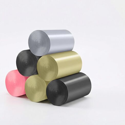 Small Trash Bags, 120 Counts 4 Rolls Multi-Color Mini Garbage Liners Thickened Leak-proof Tiny Waste Sacks 35x30cm Small Plastic Bags For Desk Car Office Mini Trash Can Desktop Waste Basket in Kuwait