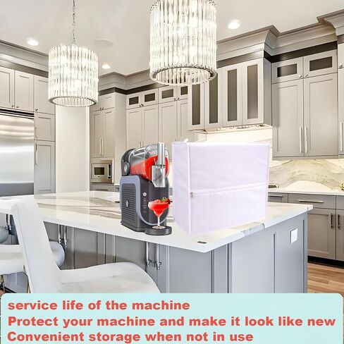 Slushie Machine Cover for Ninja Slushie Machine Frozen Drink Maker with 2 Pcs Wire Miracle Cleaning Cloths,Waterproof Dust Protective Frozen Drink Maker Cover for Ninja Slush FS301C/FS301/FS300 in Kuwait