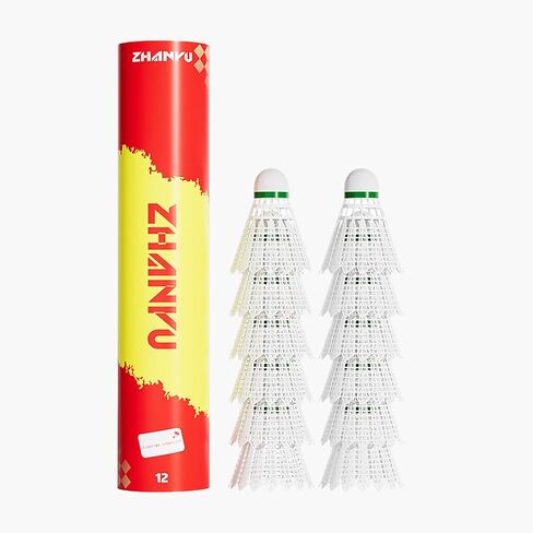 Badminton Birdies,Shuttlecocks,Nylon Badminton Shuttlecocks - Wind-Resistant & Durable Premium Quality Professional Grade 12-Pack for Recreational Play,Training,Fitness,and Matches ﻿ in Saudi Arabia