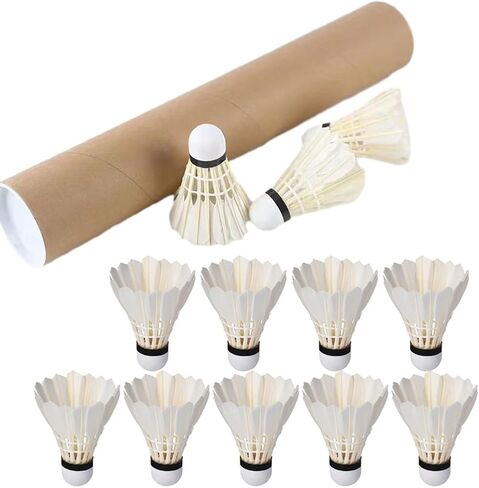 12 Pcs Shuttlecocks, Professional Badminton Shuttlecock Lightweight Training Sport Badminton Balls High Speed Badminton Birdies in Saudi Arabia