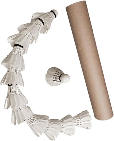 12 Pcs Shuttlecocks, Professional Badminton Shuttlecock Lightweight Training Sport Badminton Balls High Speed Badminton Birdies in Saudi Arabia