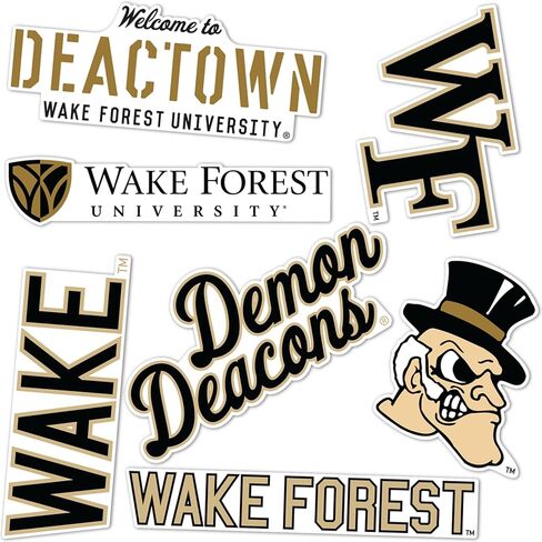 Desert Cactus Wake Forest University Sticker Demon Deaconsr Vinyl Decals Laptop Water Bottle Car Scrapbook Sheet T2 (Type 2-3) in Kuwait