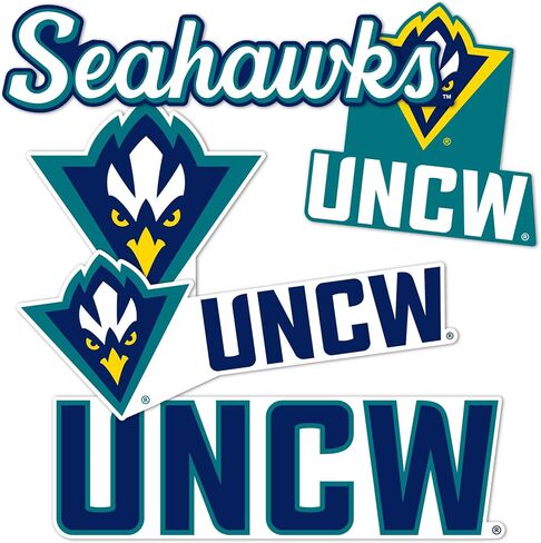 Desert Cactus University of North Carolina Wilmington Sticker Seahawks UNCW Vinyl Decals Laptop Water Bottle Car Scrapbook T2 (Type 2-2) in Kuwait