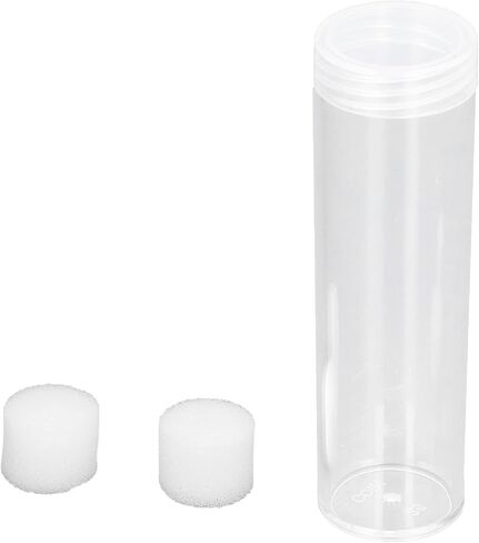 10 Pcs Plastic Tubes Assorted Sizes, Dime Storage Tubes Storage Tubes for 25mm / 0.98in Collection, Dollar Tubes Round Tubes with Cushion Sponge in Kuwait