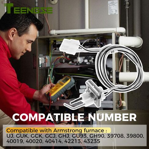 استبدال مستشعر قضيب اللهب 24 فولت لهونيويل SV9401، SV9402، Q3620، MM643KX - متوافق مع أفران Armstrong UJ وGUK in Kuwait