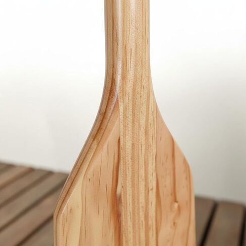 Qianly قارب مجداف مجداف سطح أملس طلاء مقاوم للماء مجذاف خشبي للتجديف in Kuwait