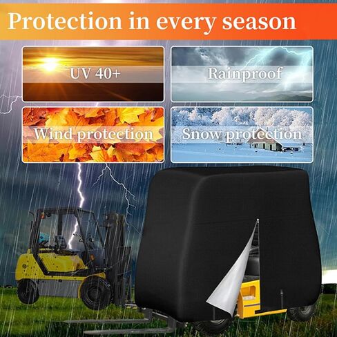Forklift Cover for SkyTrak Telehandler 6042 2015–2026, Forklift Protection Cover, All-Season Protection Forklifts Cab Covers, Heavy Duty All-Weather Forklifts Truck Covers in Kuwait