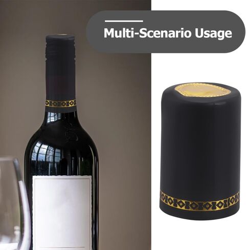 Ciieeo 100-Pack 33mm Heat Shrink Wine Bottle Capsules - Matte Gold PVC Shrink Tops with Tear Tabs for Home Brewing & Resealing | Air-Blocking Sleeves for Glass Bottles, Homemade Cider & Kitchen Bottli in Kuwait