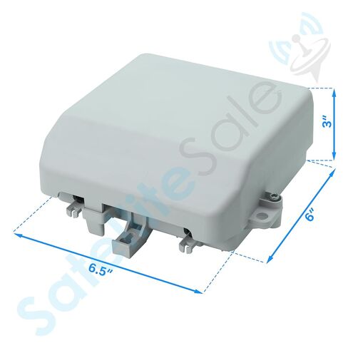 SatelliteSale Demarcation Box Outdoor Fiber Optic Network Interface Device (NID), 12-Port FTTH/FTTP Enclosure, Wall-Mountable Termination Box for Telecom, Broadband, and Data Applications in Kuwait
