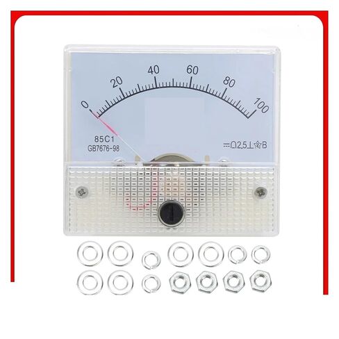 85C1 0~100UA Pointer Type Ammeter Analog Current Panel Meter Measuring Instrument Pointer Ammeter Ammeter Current Meter in Kuwait