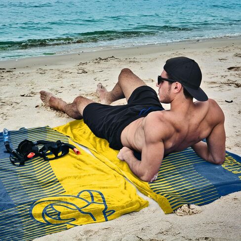 Northwest Los Angeles Rams NFL Progression Jacquard Beach Towel 36 x 72 Inches in Kuwait