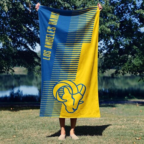 Northwest Los Angeles Rams NFL Progression Jacquard Beach Towel 36 x 72 Inches in Kuwait
