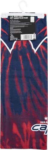 Northwest NHL Washington Capitals Psychedelic Beach Towel, Cotton Polyester Blend Lightweight Bath, Pool, Swim, Travel Fan Gear, 30 x 60 Inch in Kuwait