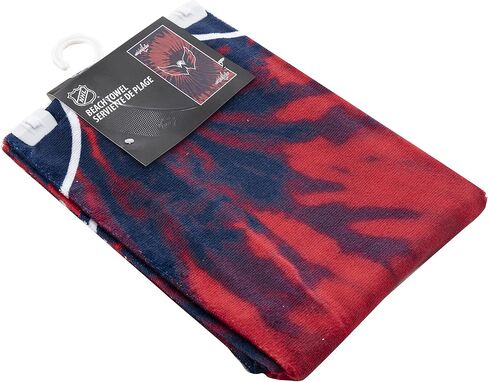 Northwest NHL Washington Capitals Psychedelic Beach Towel, Cotton Polyester Blend Lightweight Bath, Pool, Swim, Travel Fan Gear, 30 x 60 Inch in Kuwait