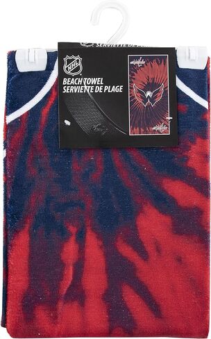 Northwest NHL Washington Capitals Psychedelic Beach Towel, Cotton Polyester Blend Lightweight Bath, Pool, Swim, Travel Fan Gear, 30 x 60 Inch in Kuwait