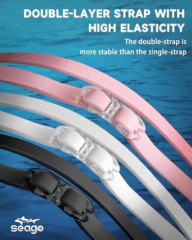 Seago Racing Swim Goggles for Adult Men and Women, Anti Fog UV Protection, Swimming Goggles for Training and Competition in Kuwait
