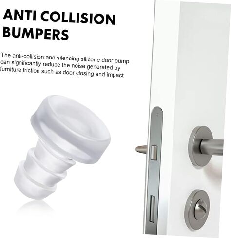 200pcs Cabinet Bumpers Door Bumper Non Slip Stop for Storage Cabinets Furniture Protectors Noise Reduction in Kuwait
