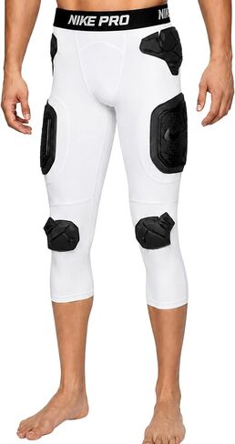 Nike Pro Hyperstrong 7-Pad 3/4 Football Girdle - Hardplate Compression Tights with Integrated Hip, Thigh, Tailbone & Knee Pad in Kuwait