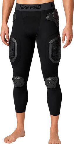 Nike Pro Hyperstrong 7-Pad 3/4 Football Girdle - Hardplate Compression Tights with Integrated Hip, Thigh, Tailbone & Knee Pad in Kuwait