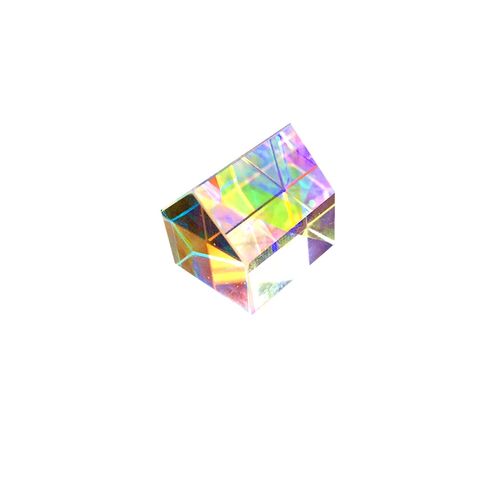 K9 Optical Crystal Glass Polyhedron RGB Dispersion Prism, 20mm, for Physics, Photography, Desktop Decoration (Cube with Box) in Kuwait