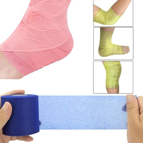 Athletic Elastic Tape Muscle Ankle for Sports - 7cm X 27M, Yellow in Kuwait
