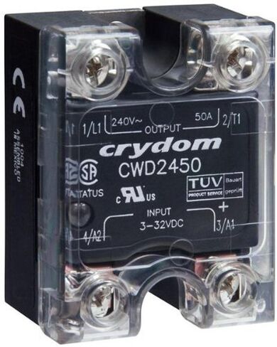 CRYDOM CWD2425 CW24 Series 25 A 24 إلى 280 V Zero Cross DC Control Solid State Relay Panel Mount - 1 عنصر (عناصر) in Kuwait
