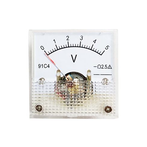 91C4 تيار مستمر الفولتميتر التناظرية لوحة الجهد متر مؤشر ميكانيكي نوع 3/5/10/15/20/30/50/100/150/250 فولت (150 فولت) in Kuwait