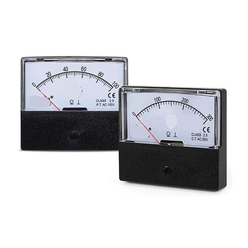DH-670 AC Voltmeter Pointer Meter 5V 10V 15V 20V 25V 30V 50V 75V 100V 150V 200V Voltage Panel Meter(50V) in Kuwait