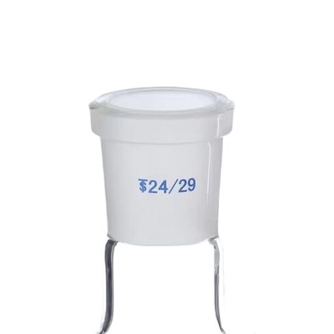 1PCS 25ml to 1000ml Lab Ball Shaped Borosilicate Glass Reaction Flask With PTFE Piston for Laboratory Equipment(100ml caliber24) in Kuwait