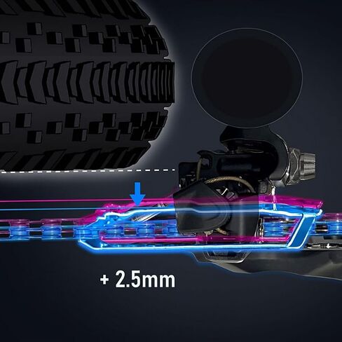Shimano Grx Rx820 Front Derailleur أسود، مطلي بالنحاس | حواجز الدراجة الأمامية in Kuwait
