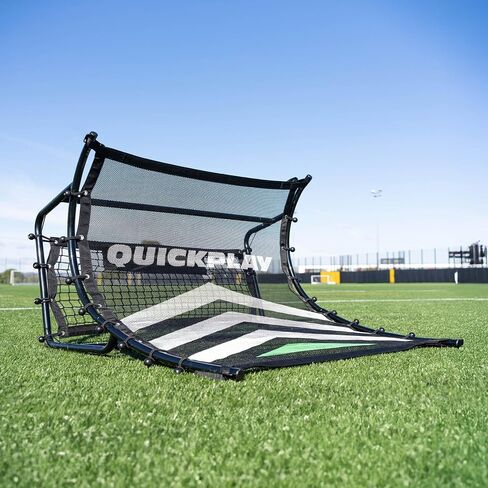 QUICKPLAY Tekkers Air Soccer Rebounder - Adjustable Dual-Sided Soccer Training Equipment for Passing, Touch & Volleys, Portable Soccer Rebounder Net & Kick Back Trainer for Backyard or Field in Kuwait