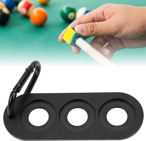 Billiard Cue Joint Protector Storage, Aluminum Pool Table Stick Protector Holder with 3 Hole Design, for Billiard Accessories Storage and Protection in Kuwait