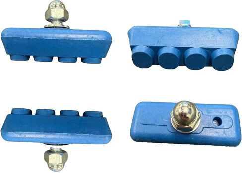 2 Pair Bike Brake Pads, Rubber C Brake Pads, Side Pull Pads for Mountain & Road Bicycles, Quiet & Non-Skid Cycling Accessories for Enhanced Safety with Impeccable Finishing Craftsmanship/Edges in Kuwait