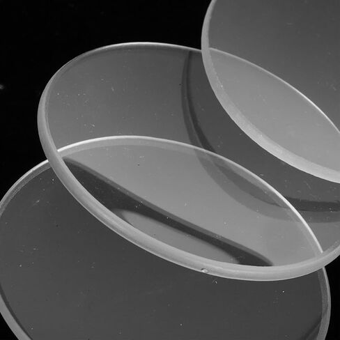 jojofuny 10pcs Thick Glass Watch Glass for Laboratory Use with Curved Shape and Easy Pouring Feature, for Teaching and Chemistry Lab Accessories in Kuwait