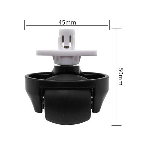 قطعتان من عجلة العجلات الأمامية المتوافقة مع Roborock S7 S7+ S7 Maxv Ultra Q5 Q7 Max Series ملحقات استبدال روبوت المكنسة الكهربائية، أسود in Kuwait