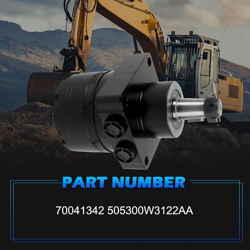 70041342 | محرك هيدروليكي 505300W3122AA | استبدال مباشر لسلسلة SkyJack SJIII 3220 3226 4626 4632 | الحديد الزهر عزم دوران عالي | شفة ذات 4 فتحات | in Kuwait