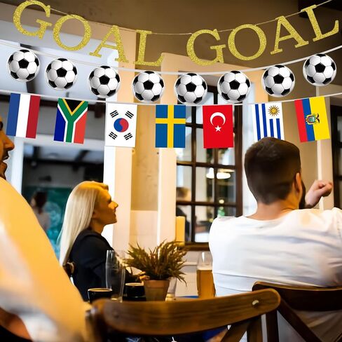 بطولة العالم لكرة القدم 2026، راية أعلام، 48 أعلام فريق، رايات كرة القدم، لافتة الهدف، ديكورات حفلات كرة القدم للمدرسة، المكتب، المنزل، الاستاد in Kuwait