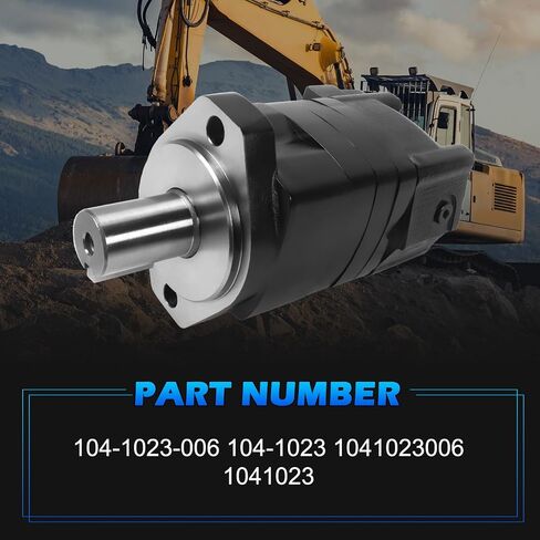 104-1023-006 | 104-1023 Hydraulic Motor | Direct Replacement for Eaton Char-Lynn 2000 Series | Cast Iron High Torque | Displacement 100cc/r | Maximum Pressure 275BAR | 2 Bolt Flange Mount | in Kuwait