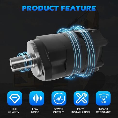 104-1023-006 | 104-1023 Hydraulic Motor | Direct Replacement for Eaton Char-Lynn 2000 Series | Cast Iron High Torque | Displacement 100cc/r | Maximum Pressure 275BAR | 2 Bolt Flange Mount | in Kuwait