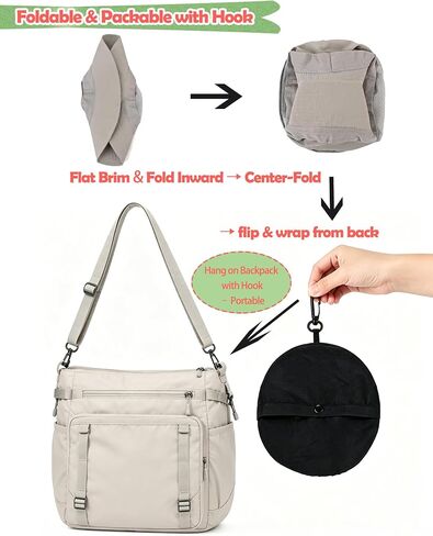 Packable دلو القبعات طارد المياه النساء الرجال UPF50 + خفيفة الوزن سريعة الجفاف المطر قبعة الشمس في الهواء الطلق الصيد المشي لمسافات طويلة قبعة in Kuwait