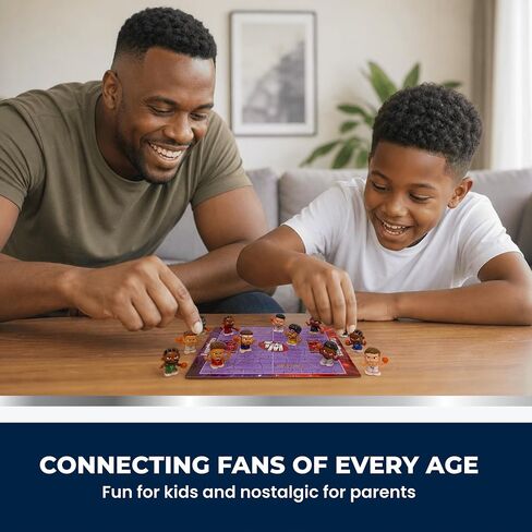 مجموعة هدايا شخصيات الحركة من Party Animal TeenyMates NBA لكرة السلة، 2026 أساطير مع لغز ملعب كرة السلة و12 شخصية TeenyMates in Kuwait