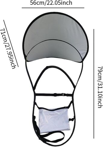 Umbrella Hat Large Handsfree Umbrella Sun for Camping Beach Outdoor in Kuwait