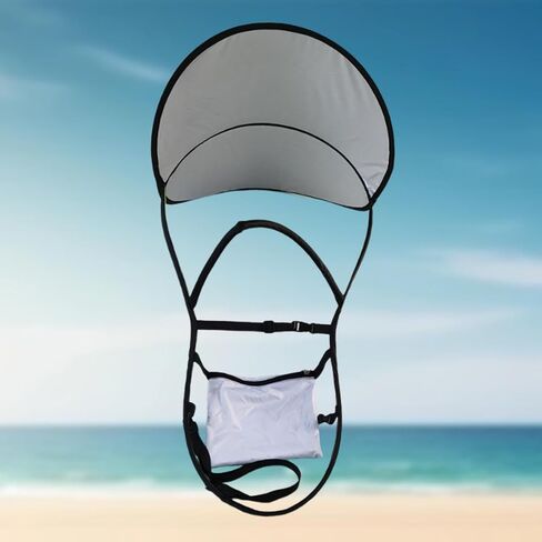 Umbrella Hat Large Handsfree Umbrella Sun for Camping Beach Outdoor in Kuwait