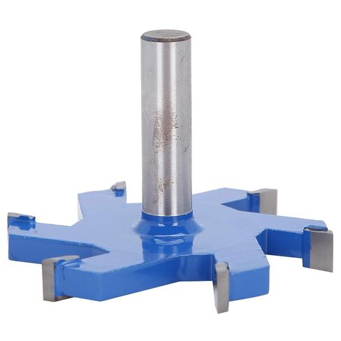 Sorandy 6 Milling Cutter T Slot Router Bit, 12mm Straight Shank Grooving Tool, Anti Backlash Cutting Tool with High Temperature Coating, Ideal for Wood Fiberboard Plywood in Kuwait