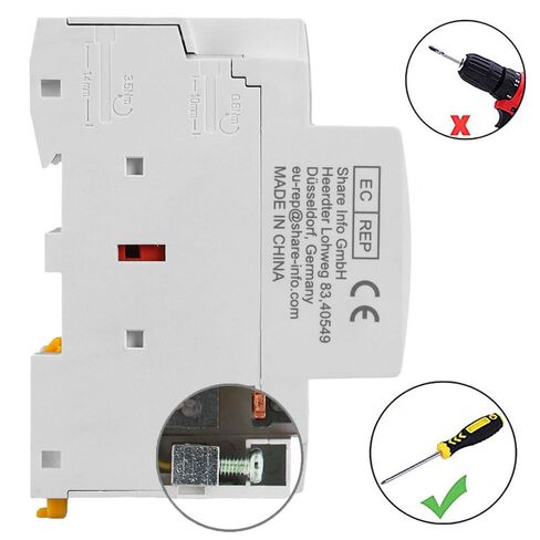 HCH8s-63 DC Contactor 24V Coil 63A 2NO 2 Pole Universal Circuit Control Automatic Modular Contactor Household Circuit Control Din Rail Mount 2Pole 24V DC Coil contactor in Kuwait