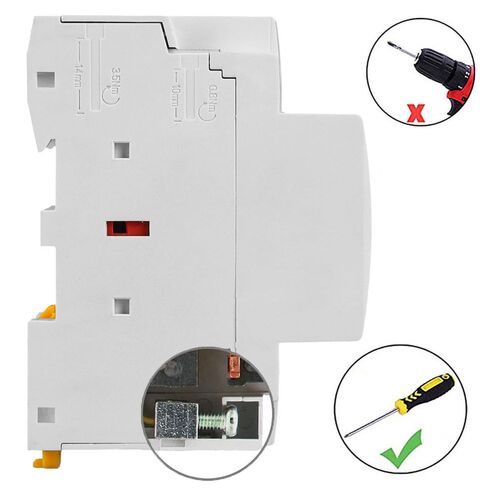 HCH8s-63 DC Contactor 24V Coil 63A 2NO 2 Pole Universal Circuit Control Automatic Modular Contactor Household Circuit Control Din Rail Mount 2Pole 24V DC Coil contactor in Kuwait