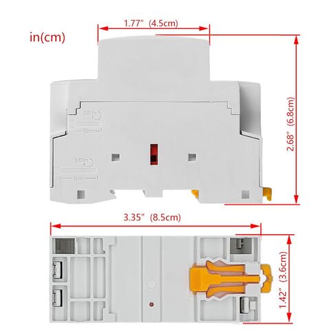 HCH8s-63 DC Contactor 24V Coil 63A 2NO 2 Pole Universal Circuit Control Automatic Modular Contactor Household Circuit Control Din Rail Mount 2Pole 24V DC Coil contactor in Kuwait