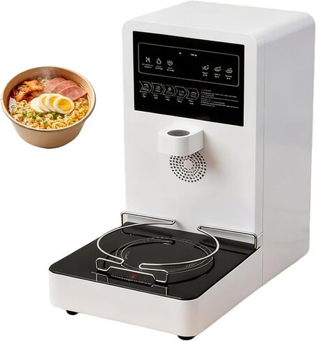 Commercial Self-Help Pasta Cooker, 2200W Electric Noodles Cooking Machine, Smart Touchscreen, Automatic Water Control, for Supermarkets in Kuwait